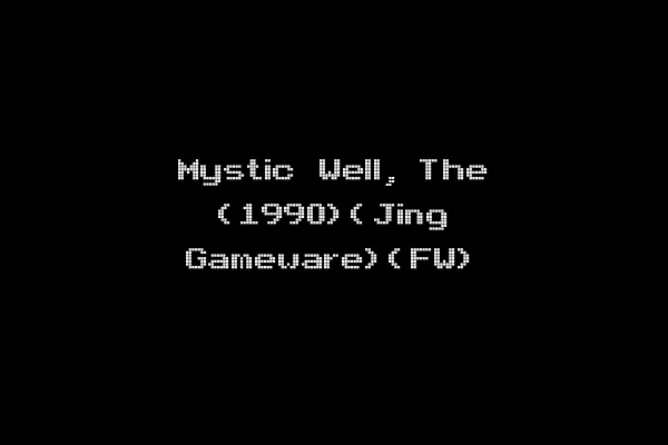 Mystic Well, The (1990)(Jing Gameware)(FW)