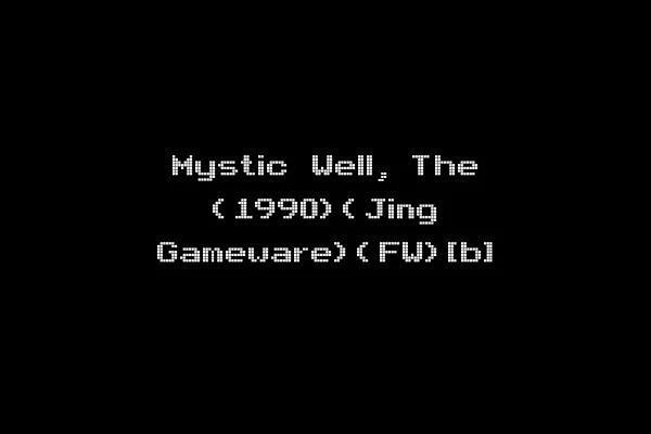 Mystic Well, The (1990)(Jing Gameware)(FW)[b]