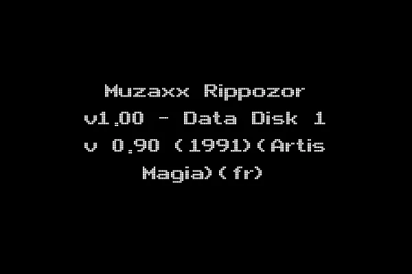 Muzaxx Rippozor v1.00 - Data Disk 1 v 0.90 (1991)(Artis Magia)(fr)