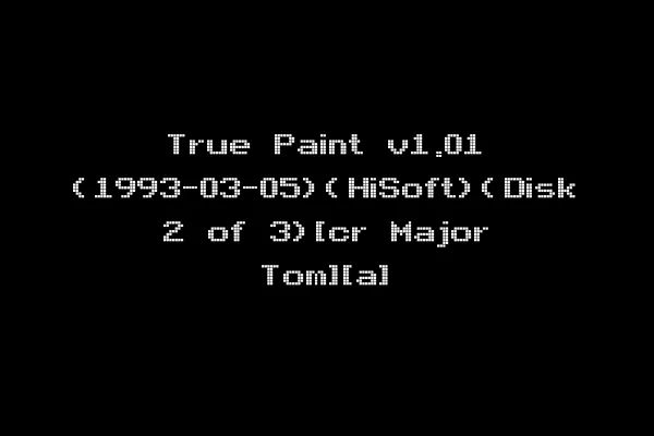 True Paint v1.01 (1993-03-05)(HiSoft)(Disk 2 of 3)[cr Major Tom][a]