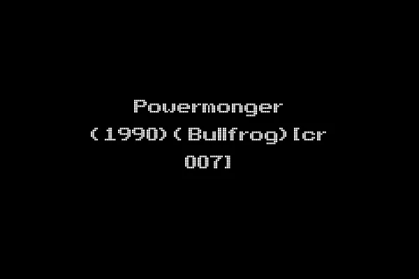 Powermonger (1990)(Bullfrog)[cr 007]