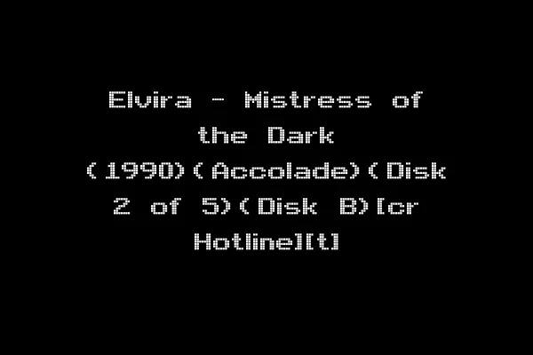 Elvira - Mistress of the Dark (1990)(Accolade)(Disk 2 of 5)(Disk B)[cr Hotline][t]
