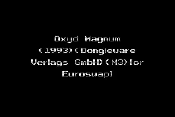 Oxyd Magnum (1993)(Dongleware Verlags GmbH)(M3)[cr Euroswap]