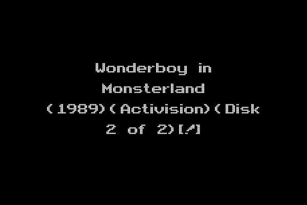 Wonderboy in Monsterland (1989)(Activision)(Disk 2 of 2)[!]