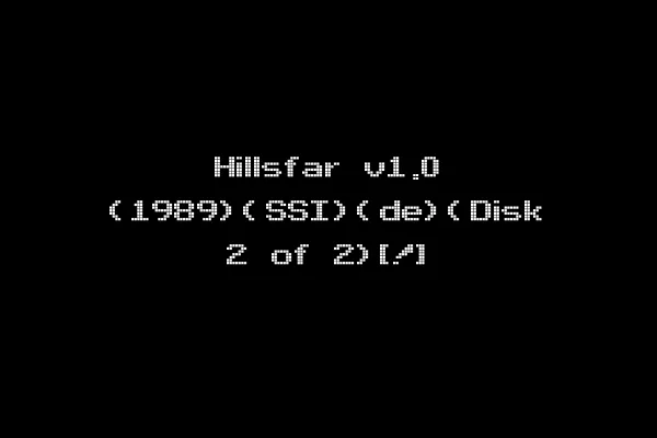 Hillsfar v1.0 (1989)(SSI)(de)(Disk 2 of 2)[!]