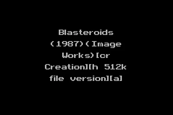 Blasteroids (1987)(Image Works)[cr Creation][h 512k file version][a]