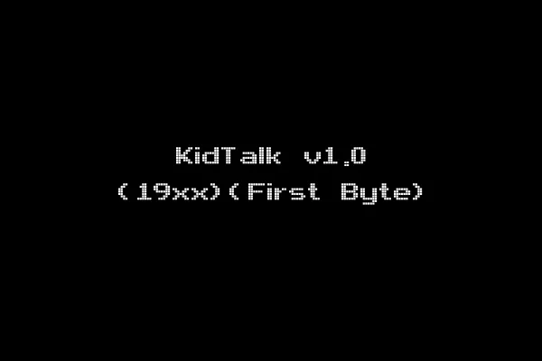KidTalk v1.0 (19xx)(First Byte)