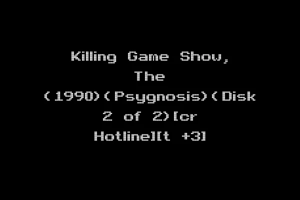 Killing Game Show, The (1990)(Psygnosis)(Disk 2 of 2)[cr Hotline][t +3]