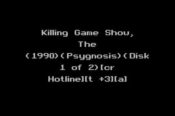 Killing Game Show, The (1990)(Psygnosis)(Disk 1 of 2)[cr Hotline][t +3][a]