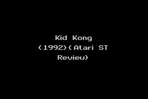 Kid Kong (1992)(Atari ST Review)