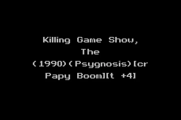 Killing Game Show, The (1990)(Psygnosis)[cr Papy Boom][t +4]