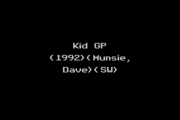 Kid GP (1992)(Munsie, Dave)(SW)