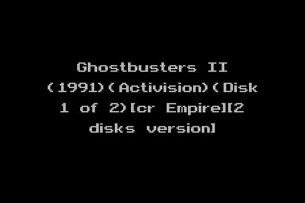 Ghostbusters II (1991)(Activision)(Disk 1 of 2)[cr Empire][2 disks version]
