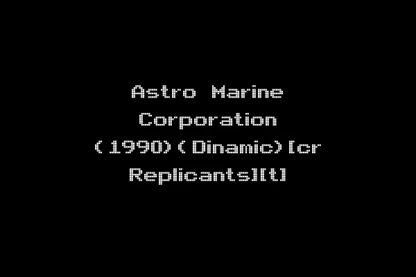 Astro Marine Corporation (1990)(Dinamic)[cr Replicants][t]