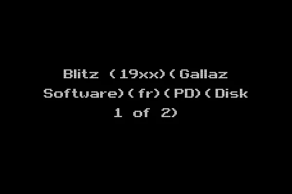 Blitz (19xx)(Gallaz Software)(fr)(PD)(Disk 1 of 2)