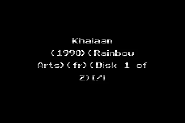 Khalaan (1990)(Rainbow Arts)(fr)(Disk 1 of 2)[!]