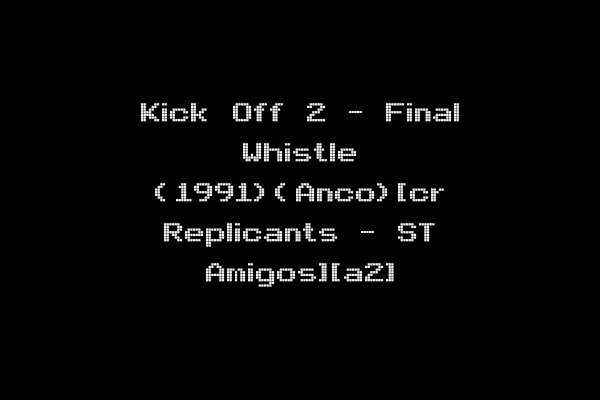 Kick Off 2 - Final Whistle (1991)(Anco)[cr Replicants - ST Amigos][a2]
