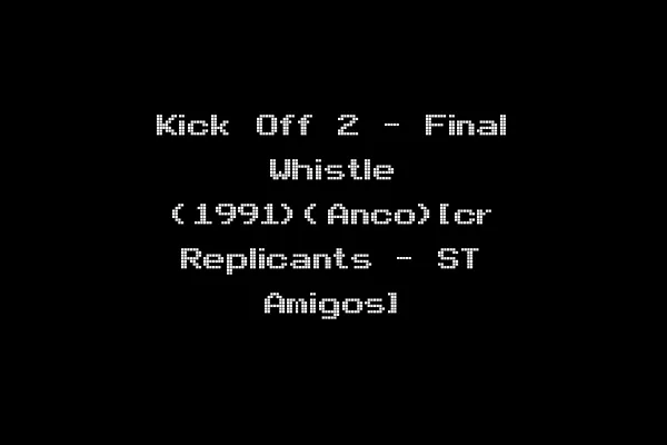 Kick Off 2 - Final Whistle (1991)(Anco)[cr Replicants - ST Amigos]