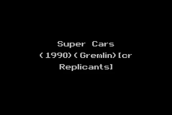 Super Cars (1990)(Gremlin)[cr Replicants]