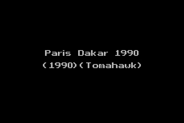 Paris Dakar 1990 (1990)(Tomahawk)