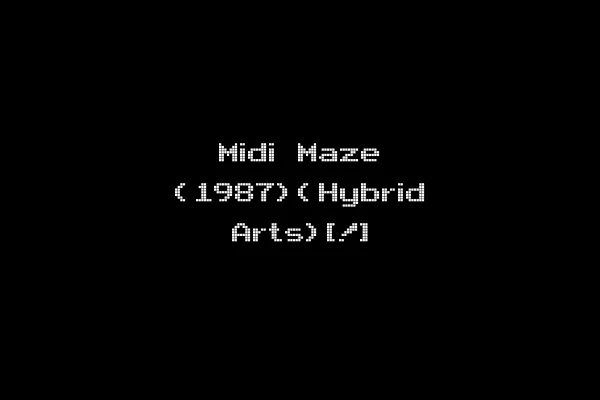 Midi Maze (1987)(Hybrid Arts)[!]
