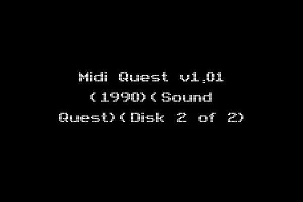 Midi Quest v1.01 (1990)(Sound Quest)(Disk 2 of 2)