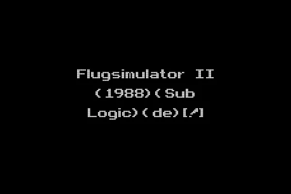 Flugsimulator II (1988)(Sub Logic)(de)[!]