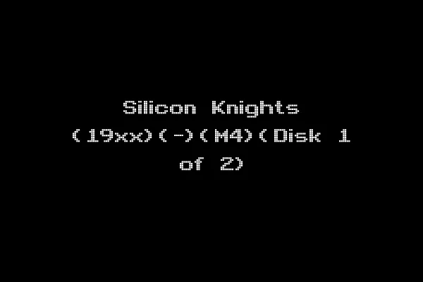 Silicon Knights (19xx)(-)(M4)(Disk 1 of 2)