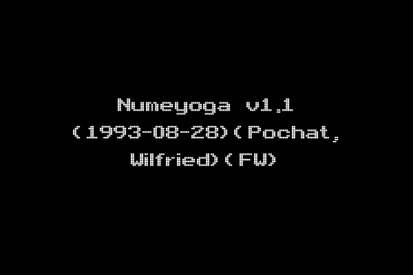 Numeyoga v1.1 (1993-08-28)(Pochat, Wilfried)(FW)
