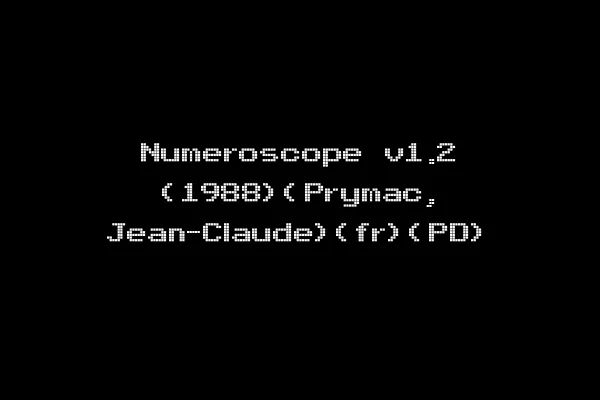 Numeroscope v1.2 (1988)(Prymac, Jean-Claude)(fr)(PD)