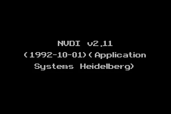 NVDI v2.11 (1992-10-01)(Application Systems Heidelberg)