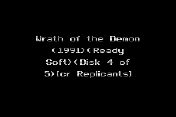 Wrath of the Demon (1991)(Ready Soft)(Disk 4 of 5)[cr Replicants]