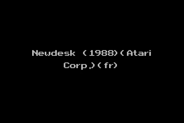 Newdesk (1988)(Atari Corp.)(fr)
