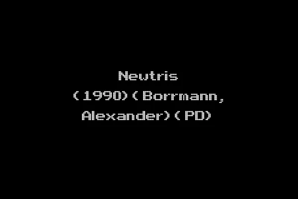 Newtris (1990)(Borrmann, Alexander)(PD)