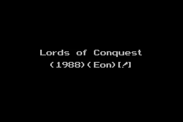 Lords of Conquest (1988)(Eon)[!]