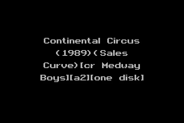 Continental Circus (1989)(Sales Curve)[cr Medway Boys][a2][one disk]