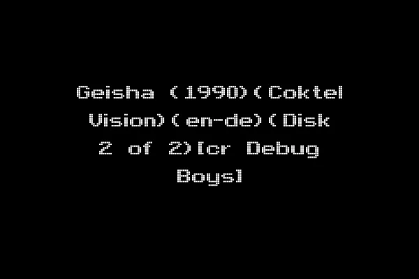 Geisha (1990)(Coktel Vision)(en-de)(Disk 2 of 2)[cr Debug Boys]