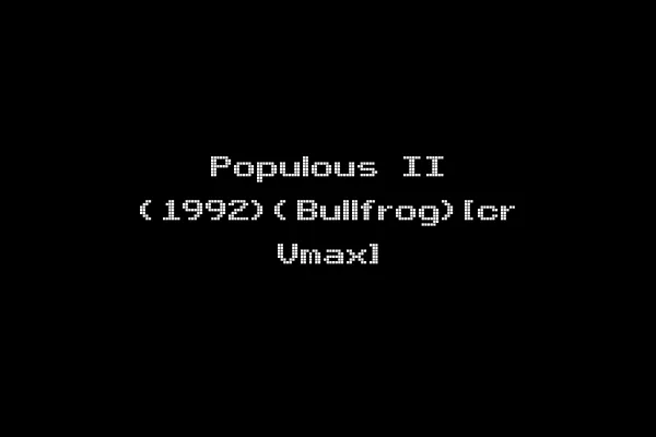 Populous II (1992)(Bullfrog)[cr Vmax]