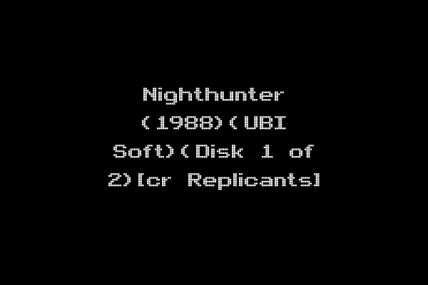 Nighthunter (1988)(UBI Soft)(Disk 1 of 2)[cr Replicants]