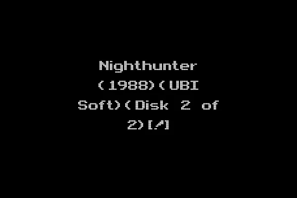 Nighthunter (1988)(UBI Soft)(Disk 2 of 2)[!]