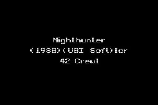 Nighthunter (1988)(UBI Soft)[cr 42-Crew]
