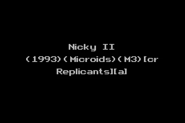 Nicky II (1993)(Microids)(M3)[cr Replicants][a]