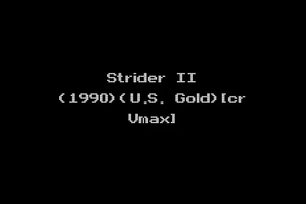 Strider II (1990)(U.S. Gold)[cr Vmax]