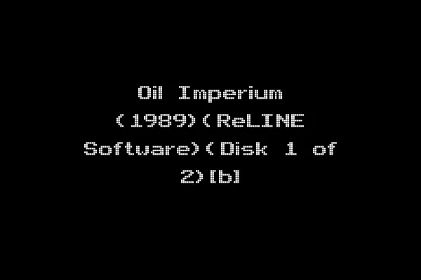 Oil Imperium (1989)(ReLINE Software)(Disk 1 of 2)[b]