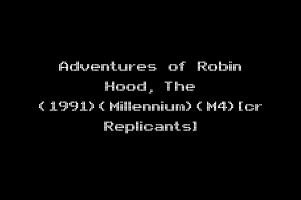 Adventures of Robin Hood, The (1991)(Millennium)(M4)[cr Replicants]