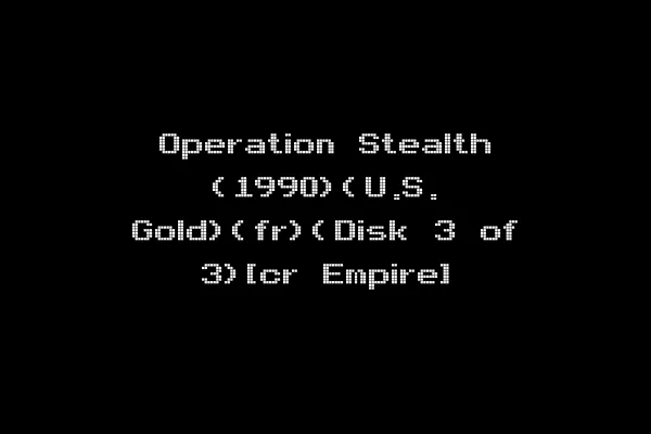 Operation Stealth (1990)(U.S. Gold)(fr)(Disk 3 of 3)[cr Empire]