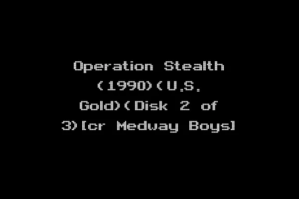 Operation Stealth (1990)(U.S. Gold)(Disk 2 of 3)[cr Medway Boys]