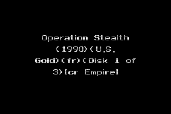Operation Stealth (1990)(U.S. Gold)(fr)(Disk 1 of 3)[cr Empire]
