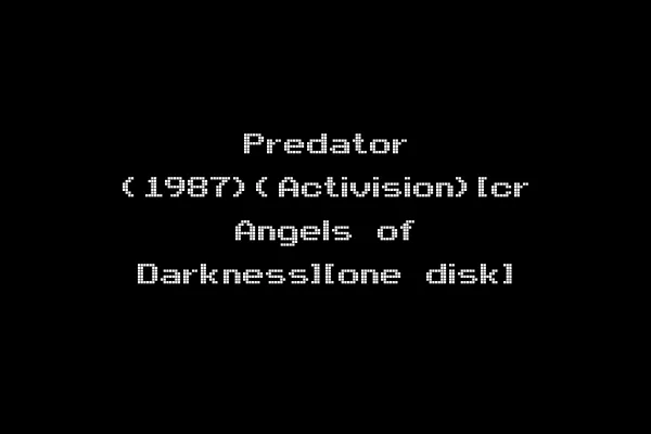 Predator (1987)(Activision)[cr Angels of Darkness][one disk]