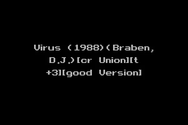 Virus (1988)(Braben, D.J.)[cr Union][t +3][good Version]